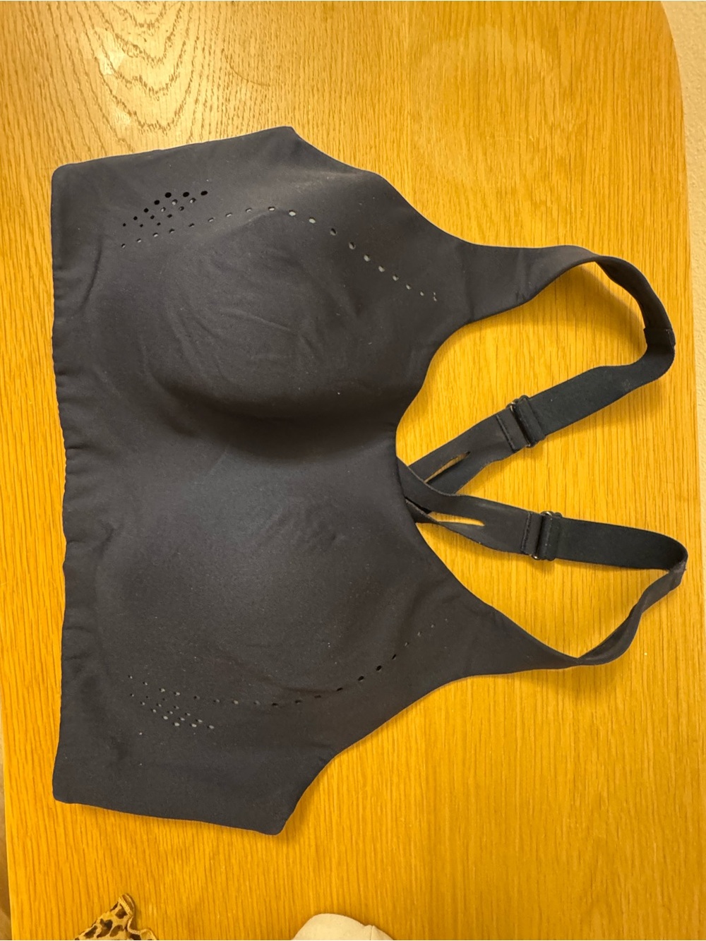 lululemon athletica Black Seamless Wireless Sports Bra